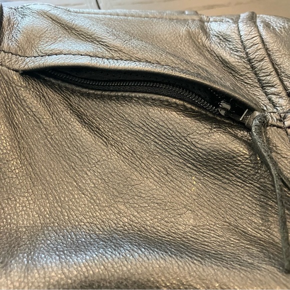 NWOT💣2-n-1🩶Harley Davidson💣Womans Leather Jacket w/Hooded Liner - Picture 16 of 16